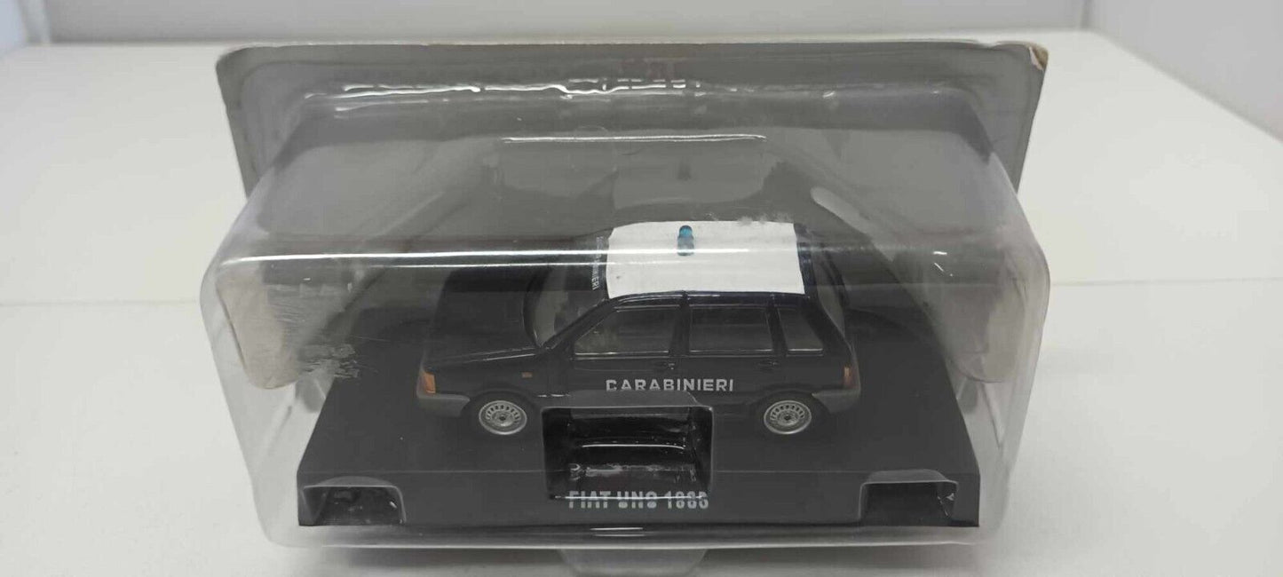 Fiat Uno 1985 Carabinieri Police Edicola 1:43 Usato +Blister