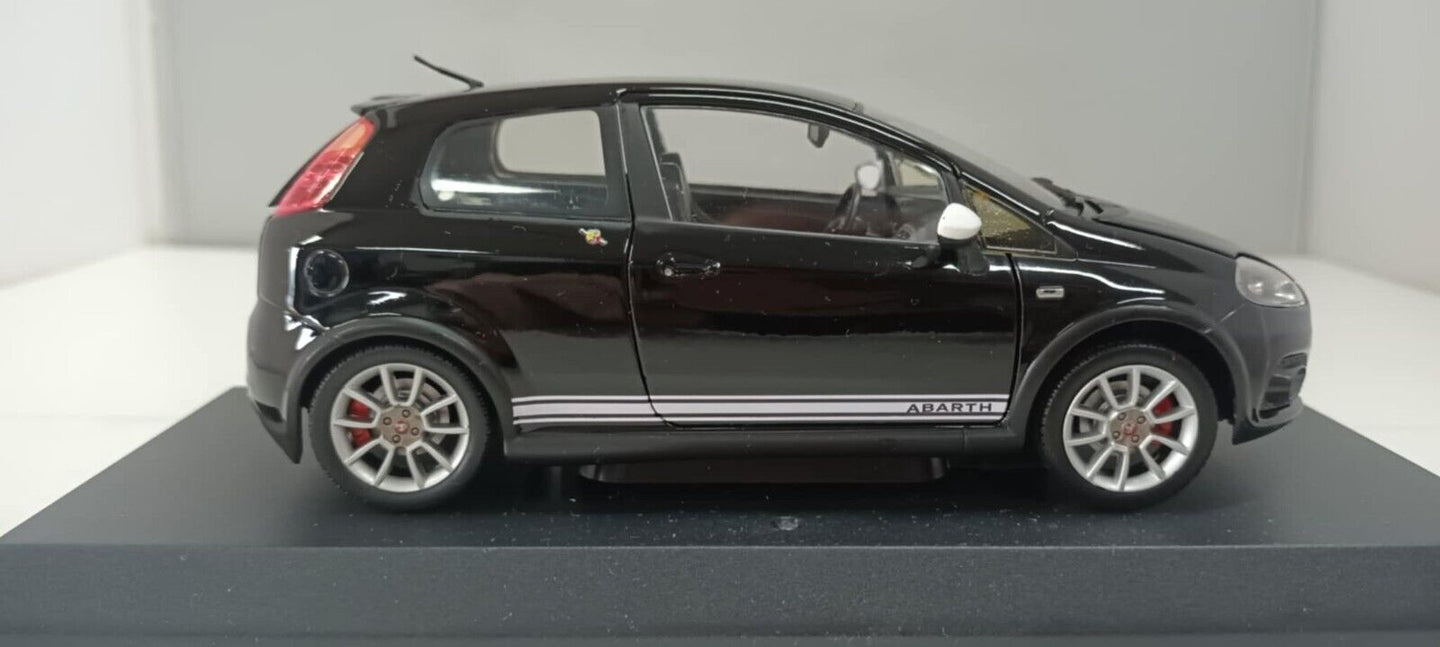 Fiat Abarth Grande Punto Nero Black Motorama 1:24 Usato + Box 1/24 Very Rare 