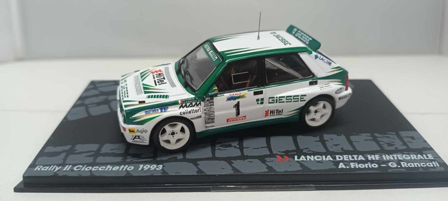 Lancia Delta HF Integrale Il Ciocchetto 1993 Fiorio - Rancati Edicola 1:43 Usato