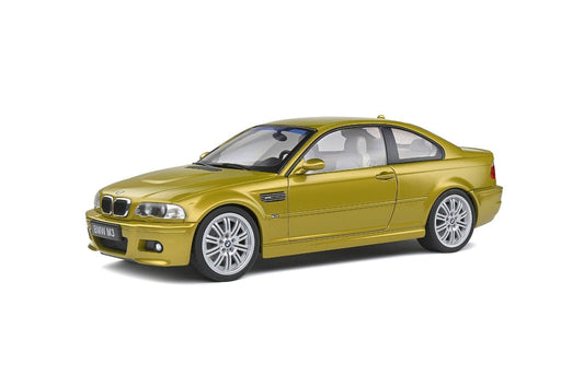 BMW E46 M3 Coupé 2000 Giallo Phoenix Yellow Solido 1:18 Nuovo 1/18