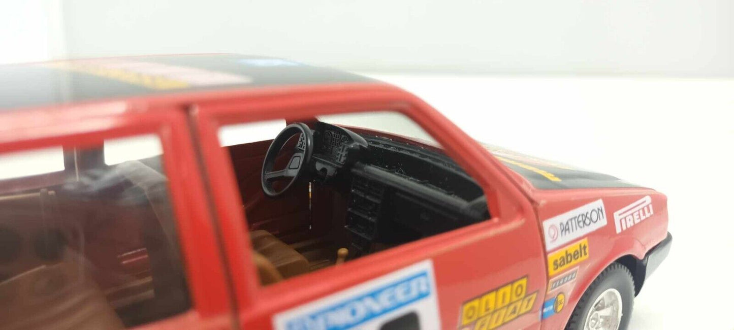 Fiat Uno Turbo #40 Obsoleta Burago 1:24 Usato Made In Italy 1/24