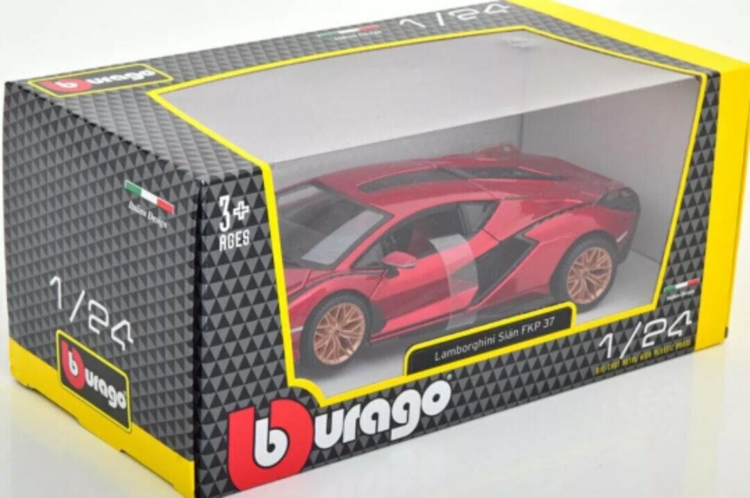 Lamborghini Sian Sián FKP 37 Burago Bburago 1:24 Nuovo #18-21099