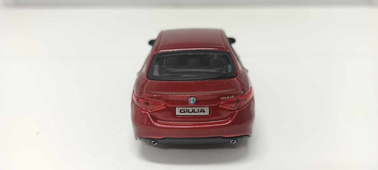 Alfa Romeo Giulia Burago Street Fire 1:43 Rosso Usato + Box GM Shop