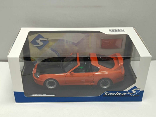 Toyota Supra MK4 A80 Streetfighter Orange Arancione 1993 - Solido 1:18 Nuovo