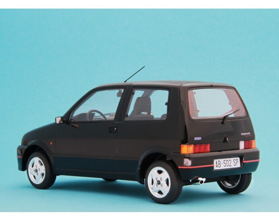 Fiat Cinquecento 500 Sporting 1994 Nero Black Laudoracing 1:18 Nuovo 1/18