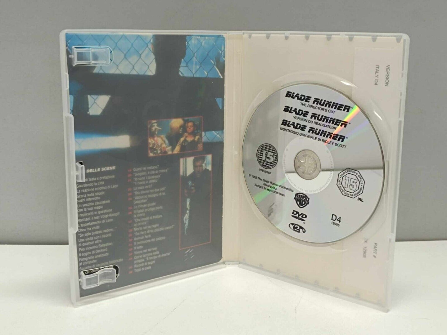 Blade Runner Film DVD Italiano Director's Cut Usato Ita Harrison Ford Rare