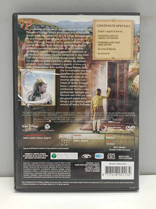 Le Cronache Di Narnia Film DVD Italiano Usato Ita