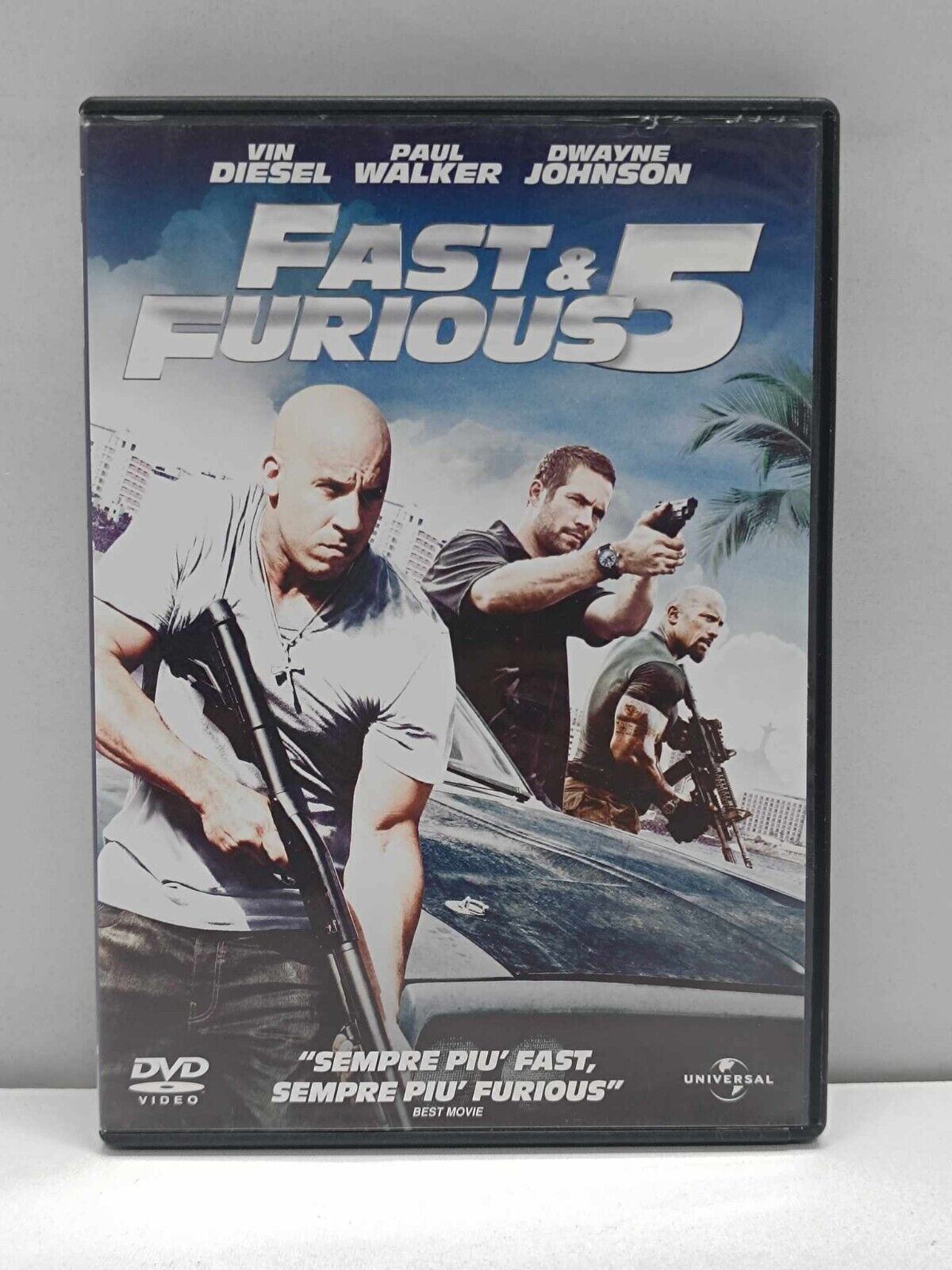 Lotto Fast And Furious 1 - 5 DVD Usato 5 Film Italiano Ita