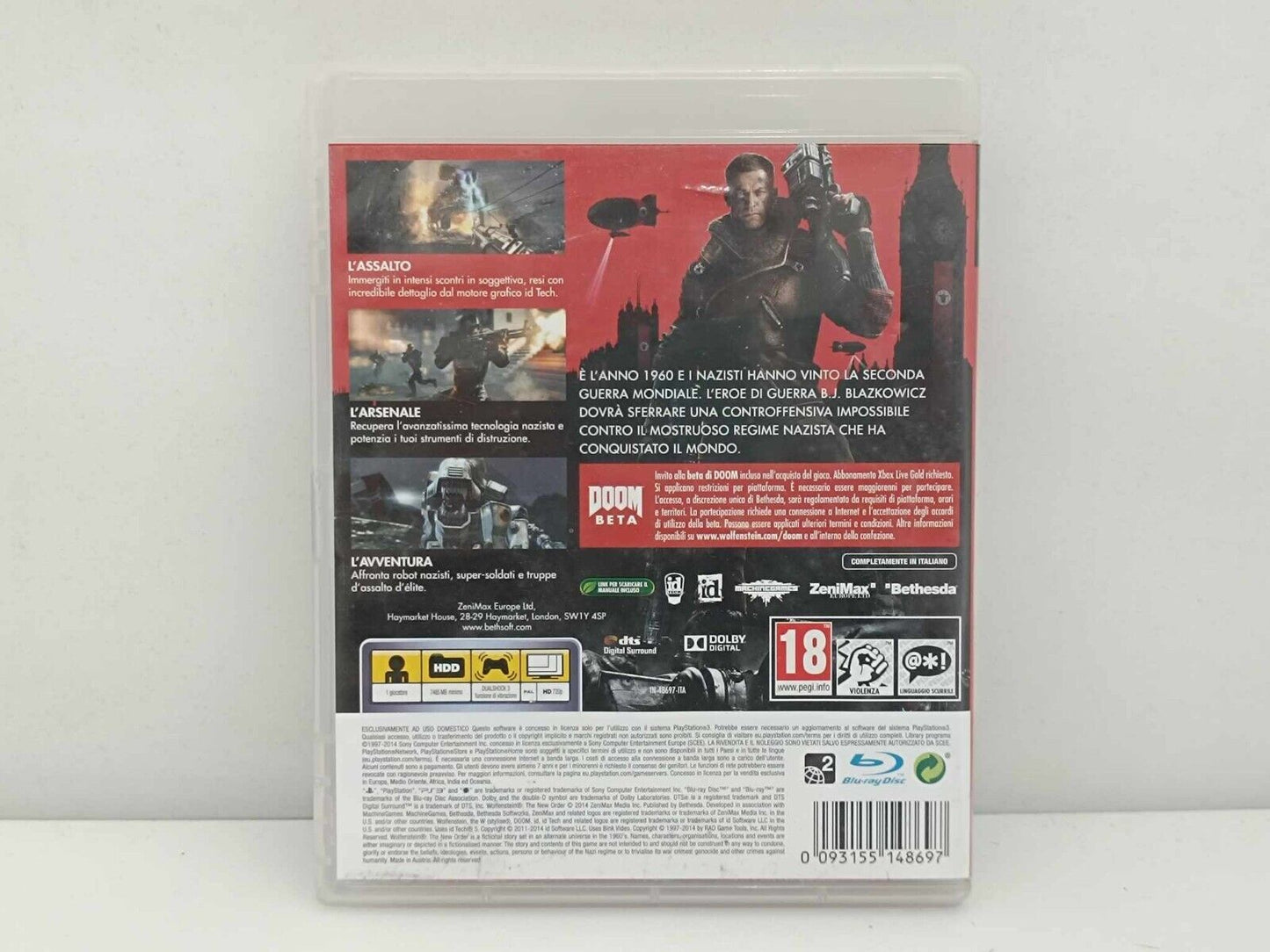 Wolfenstein: The New Order - Ps3 GM Shop