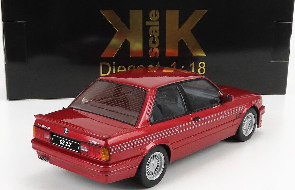 BMW Serie 3 Alpina 3 Series E30 C2 - 2.7 - 1988 Red Met KK Scale 1:18 Nuovo 1/18
