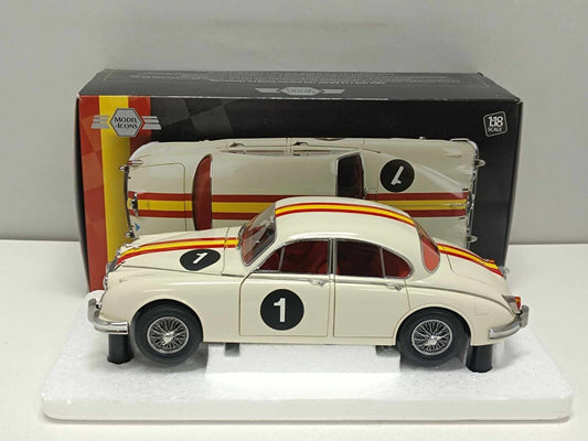 Jaguar Mark 2 3.8 Bob Jane 1962 #1 - Model-Icons 1:18 Limited Edition 2000 pezzi