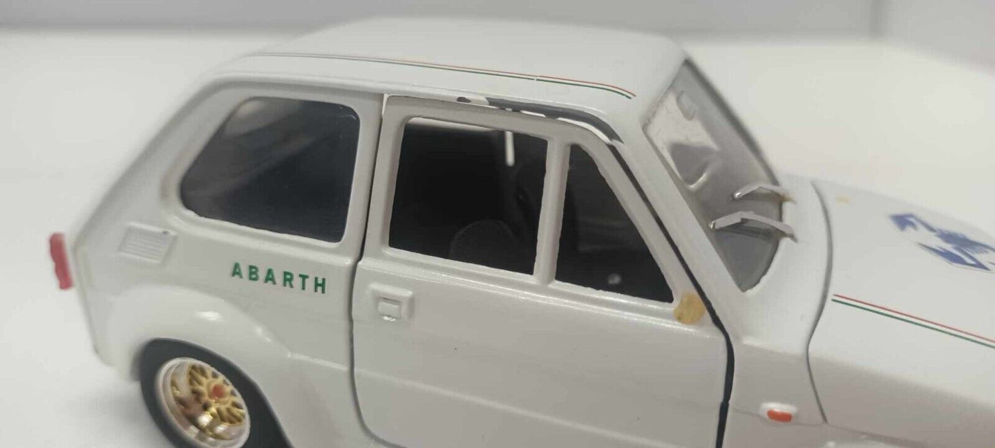 Fiat 126 Modificata Abarth Polistil Made In Italy 1:24 Usato 1/24