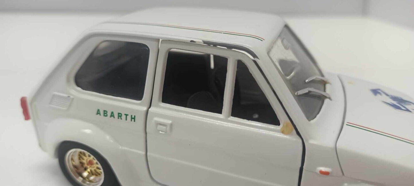 Fiat 126 Modificata Abarth Polistil Made In Italy 1:24 Usato 1/24