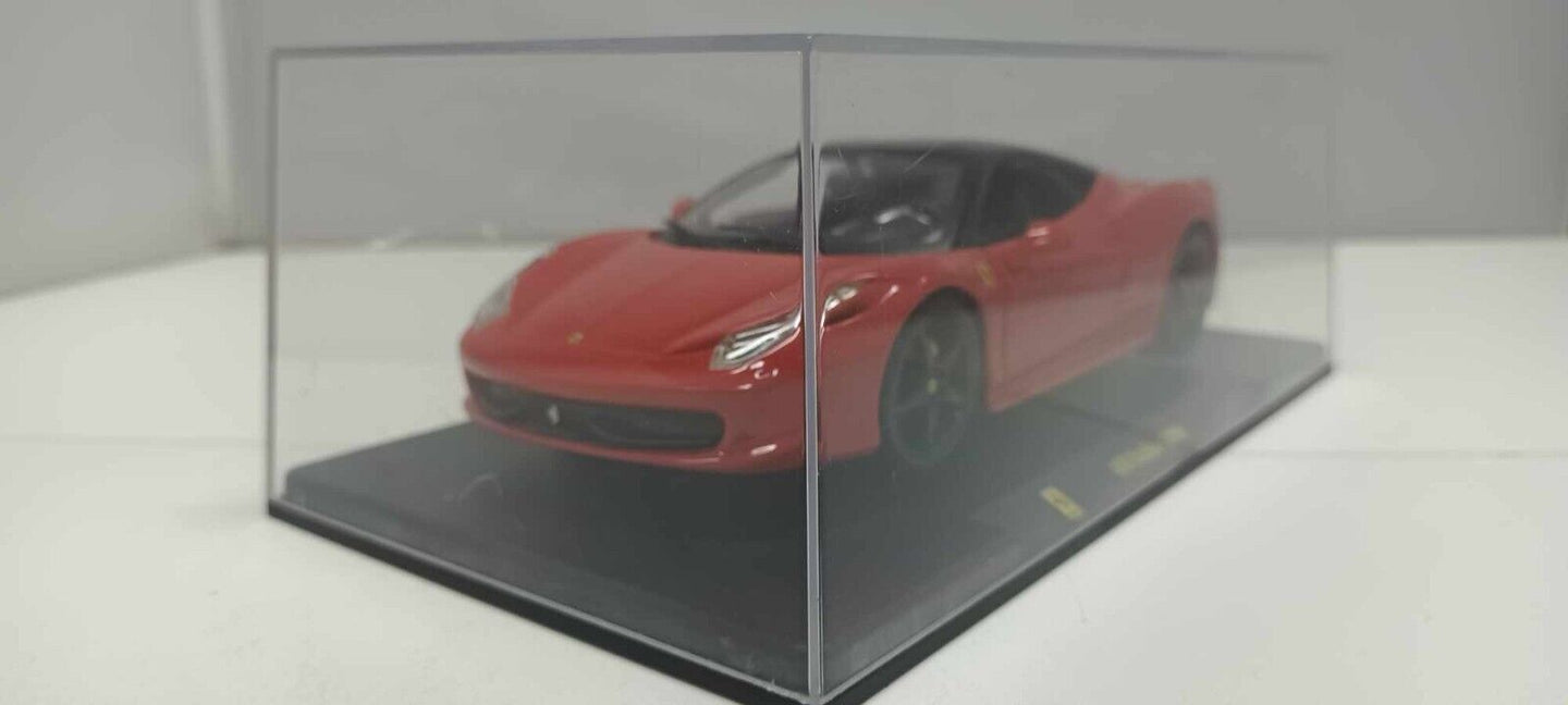 Ferrari 458 Italia 2009 Edicola / Burago Red 1:24 Ferrari Collection Usato