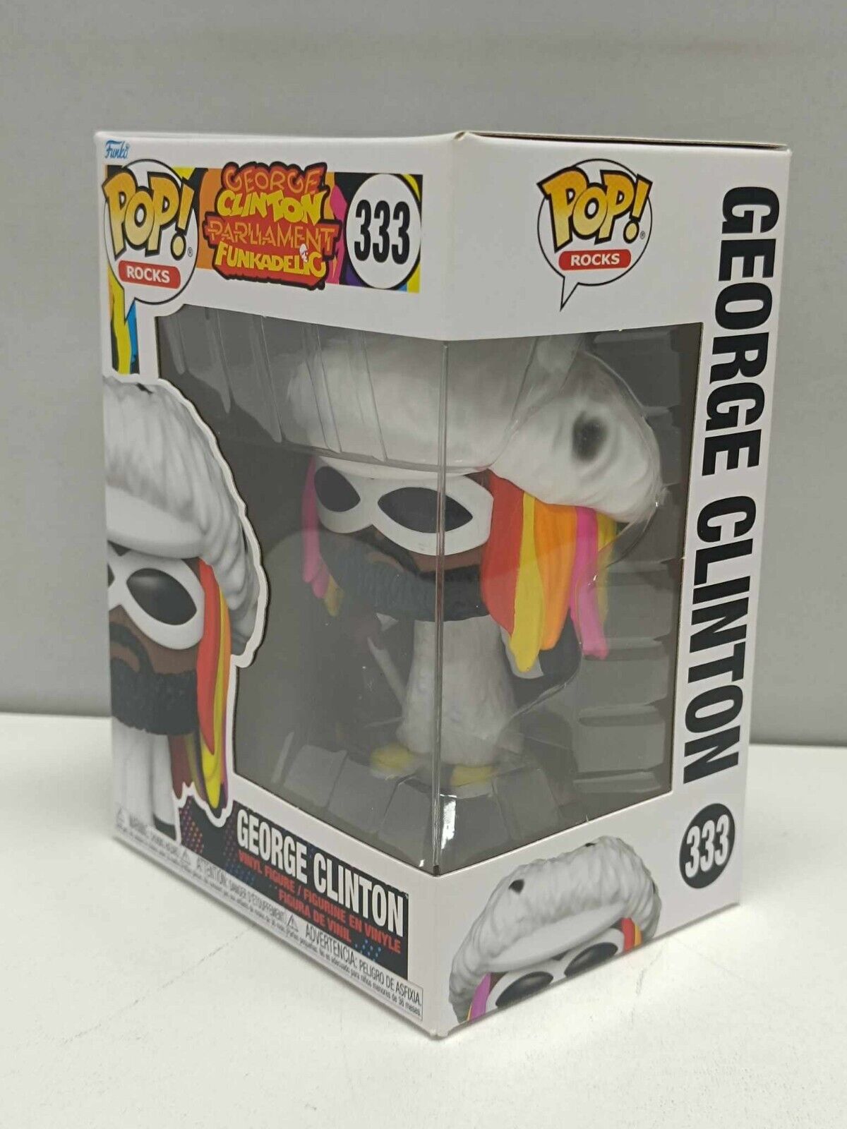 Funko Pop George Clinton Parliament Funkadelic #333 Nuovo