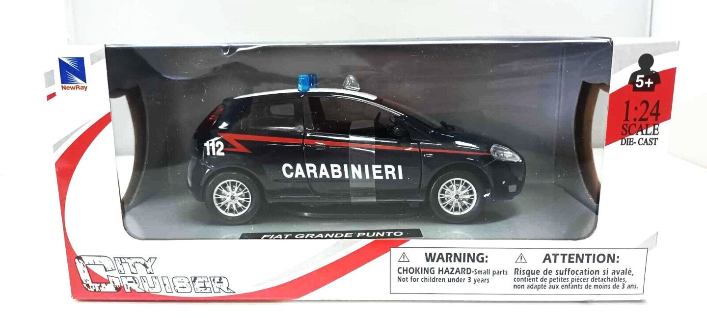 Fiat Grande Punto Carabinieri New Ray 1:24 Nuovo GM Shop
