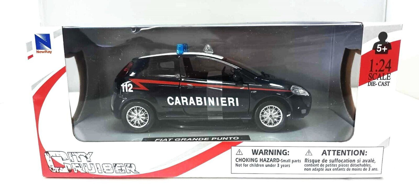 Fiat Grande Punto Carabinieri New Ray 1:24 Nuovo GM Shop