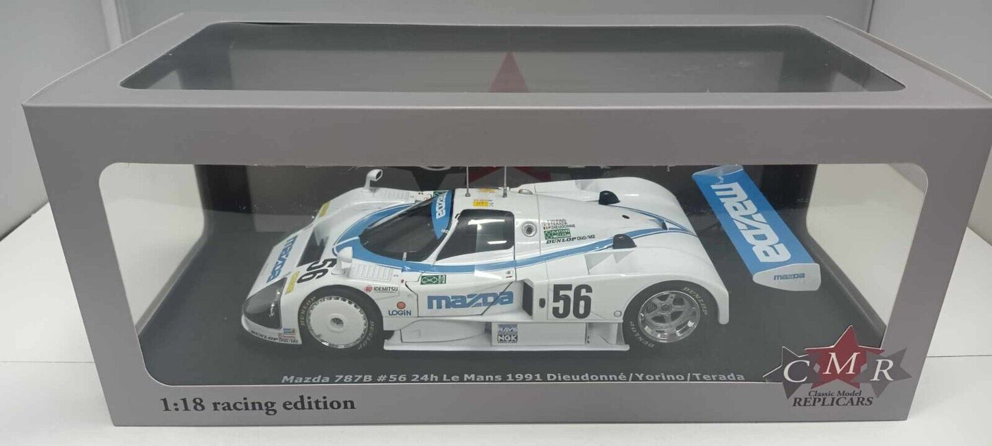 Mazda 787B #56 - 24h Le Mans 1991 Dieudonné / Yorino / Terada CMR 1:18 Nuovo