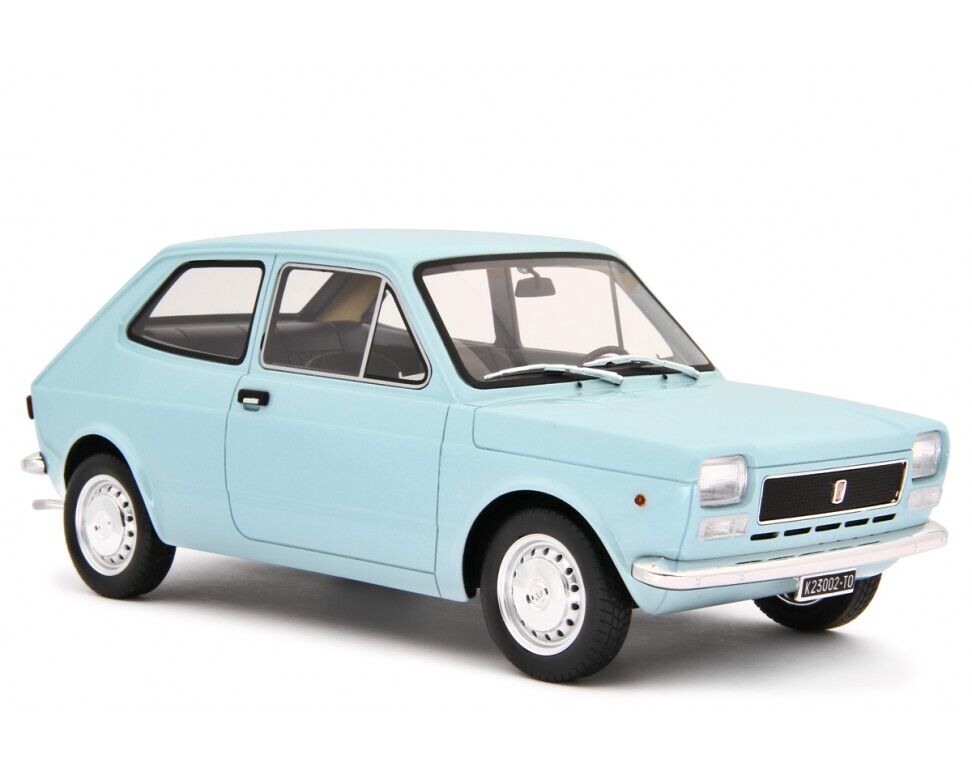 Fiat 127 Prima 1° Serie 1971 Blue Clair Azzurro Laudoracing 1:18 Nuovo Limitata