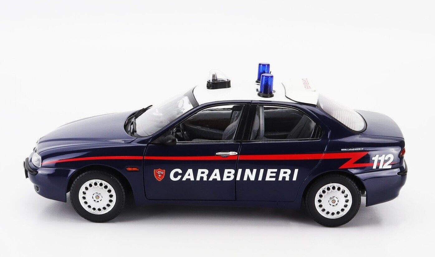 Alfa Romeo 156 2.0 Twin Spark Carabinieri Police 1997 Mitica 1:18 Nuovo 1/18