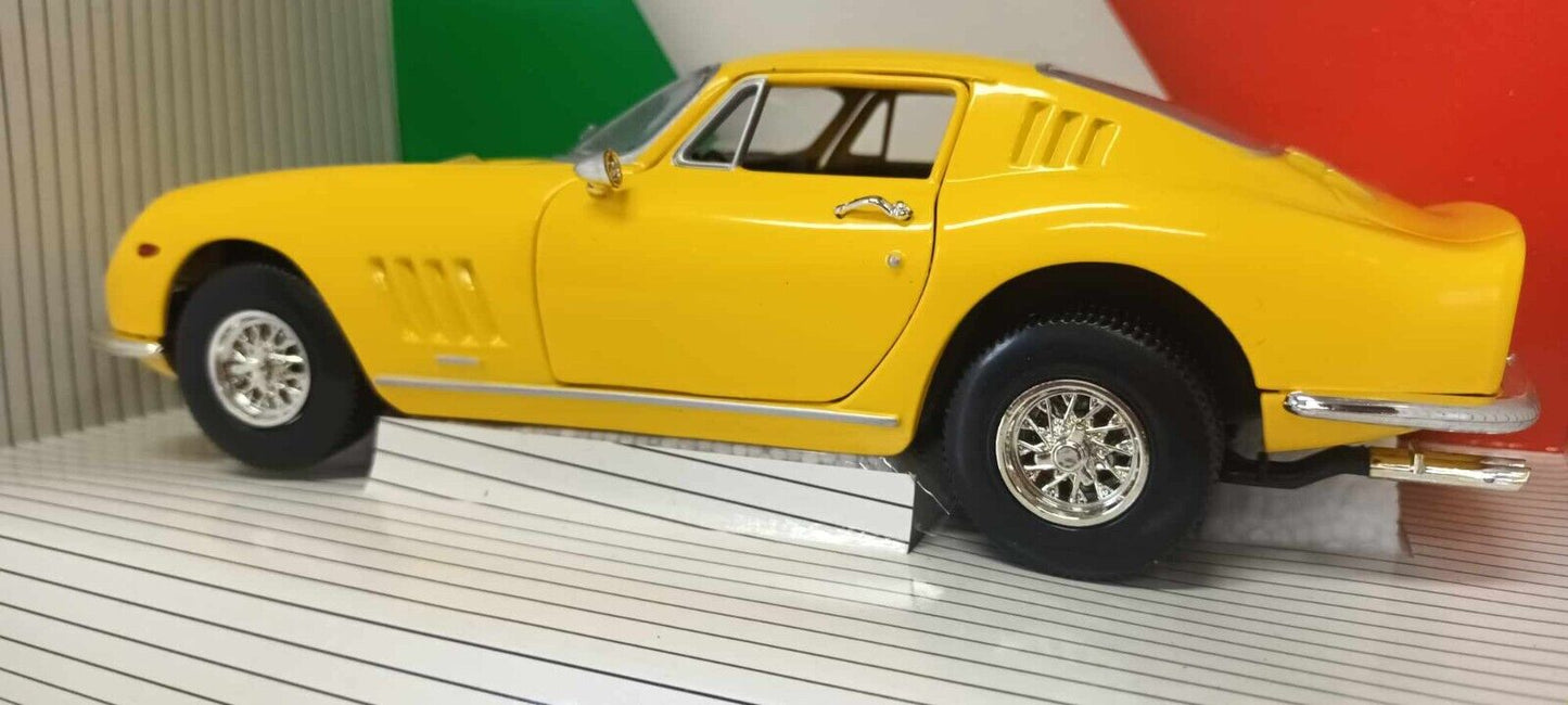Ferrari 275 GTB 4 1966 ERTL European Classics 1/18 Giallo Yellow Usato + Box