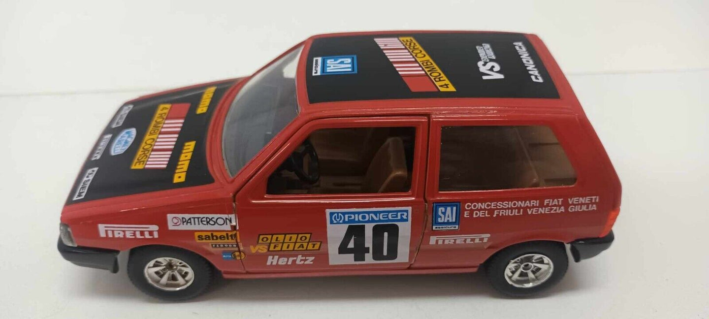 Fiat Uno Turbo #40 Obsoleta Burago 1:24 Usato Made In Italy 1/24