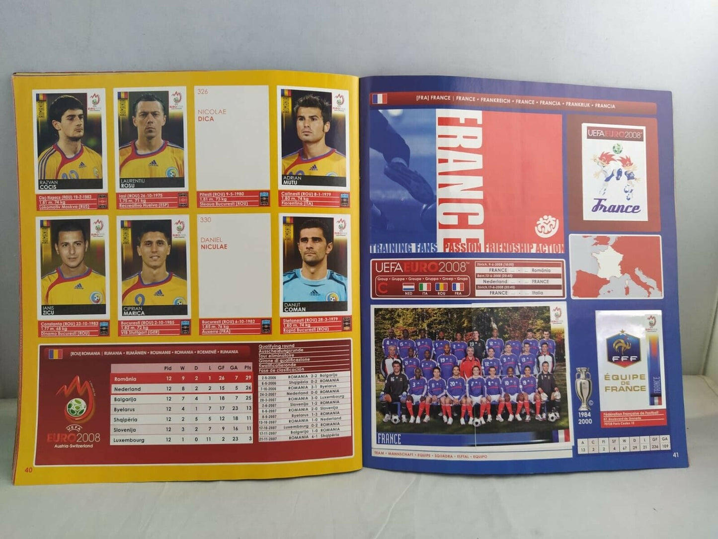 ALBUM CALCIATORI EURO 2008 AUSTRIA - SVIZZERA (NON COMPLETO)
