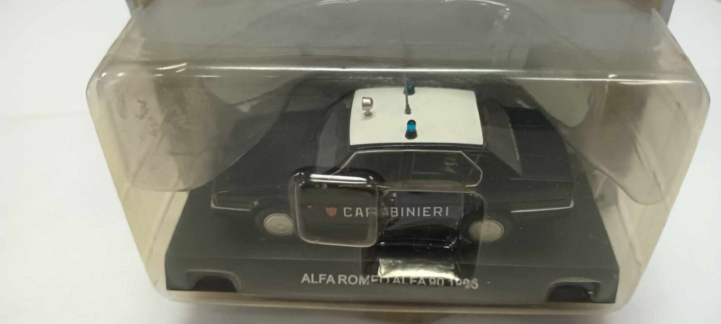 Alfa Romeo Alfa 90 Carabinieri Police 1985 Edicola 1:43 Usato + Blister