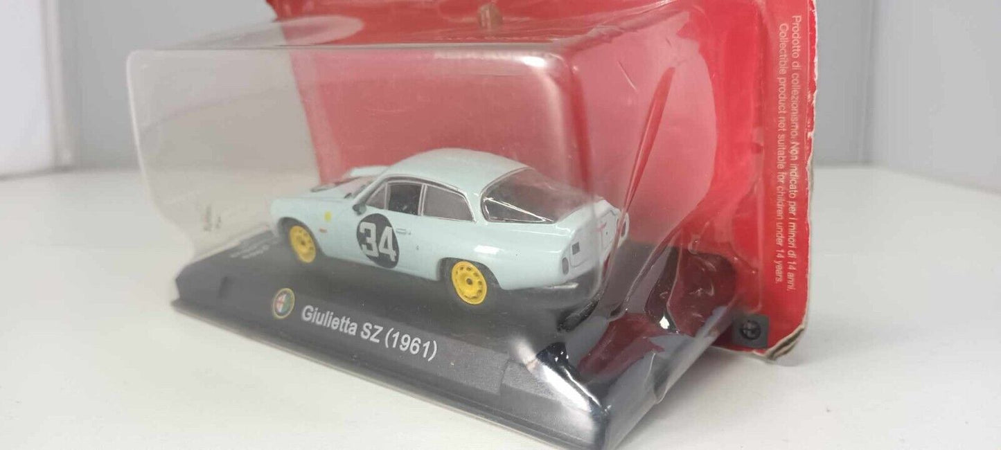 Alfa Romeo Giulietta SZ 1961 - 24h Le Mans 63 #3 Sala - Rossi Edicola 1:43 Usato