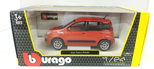Fiat Nuova Panda 2012 Burago 1:24 Rosso Red Nuovo GM Shop
