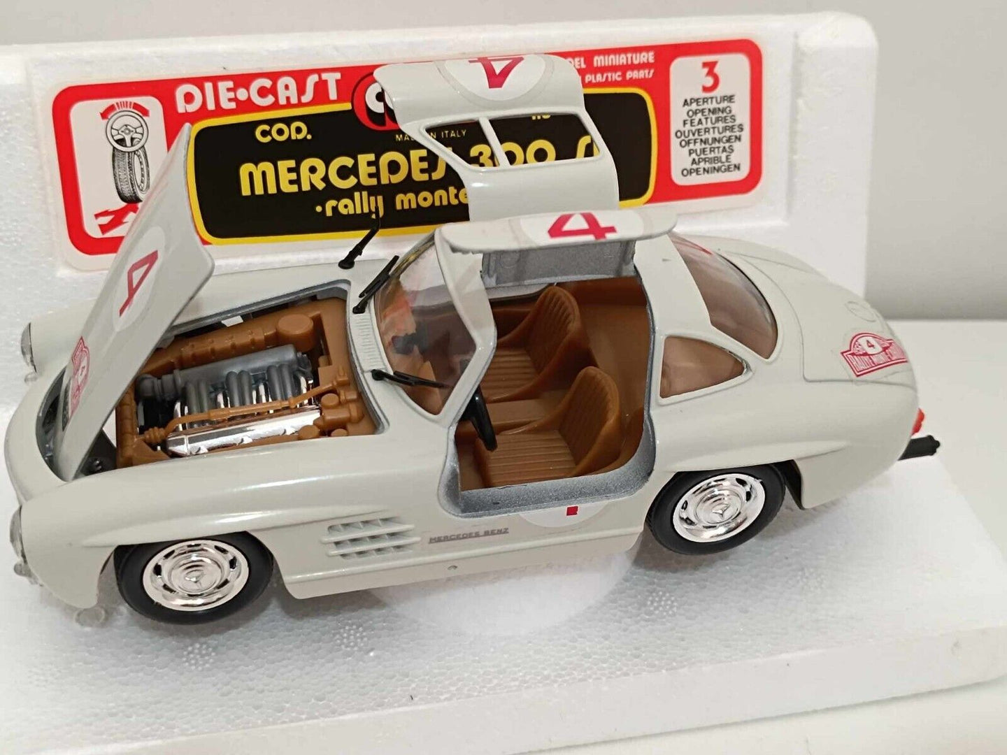 Mercedes 300 SL 54 Rally Montecarlo (1956) - CB.CAR 1:24 Vintage GM Shop 