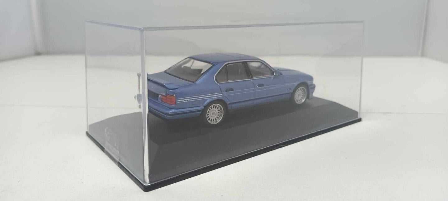 BMW E34 Alpina B10 Biturbo Solido 1:43 Blu Metallizzato Blue Met Usato + Box