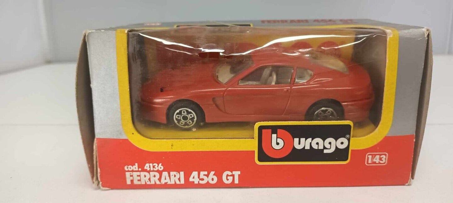 Ferrari 456 GT Rosso Burago Vintage 1:43 cod. 4136 Usato + Box