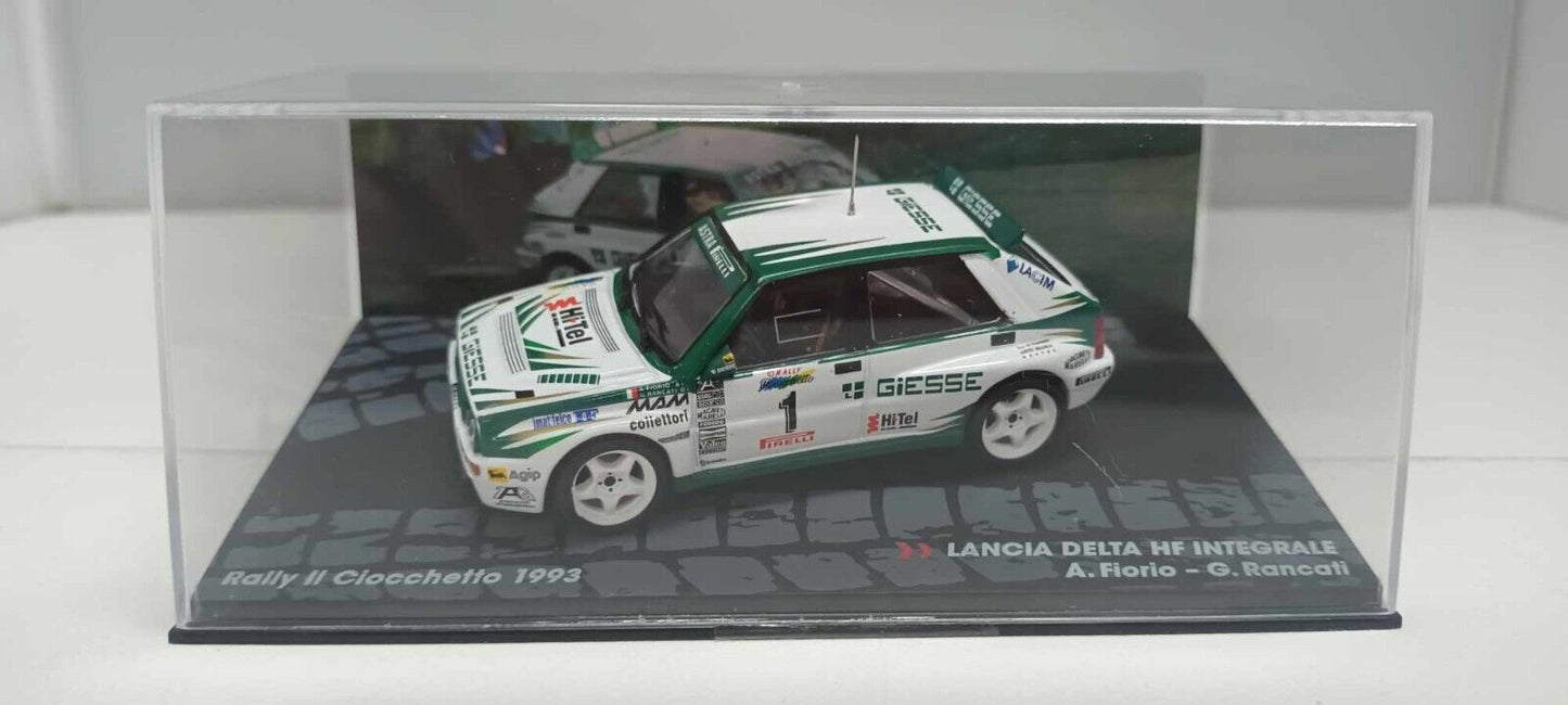 Lancia Delta HF Integrale Il Ciocchetto 1993 Fiorio - Rancati Edicola 1:43 Usato
