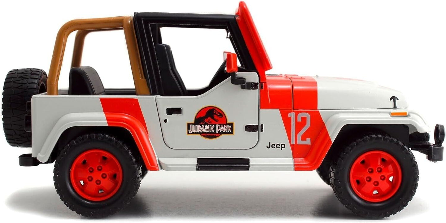 Jeep Wrangler Jurassic Park Jurassic World Jada 1/24 Nuovo GM Shop