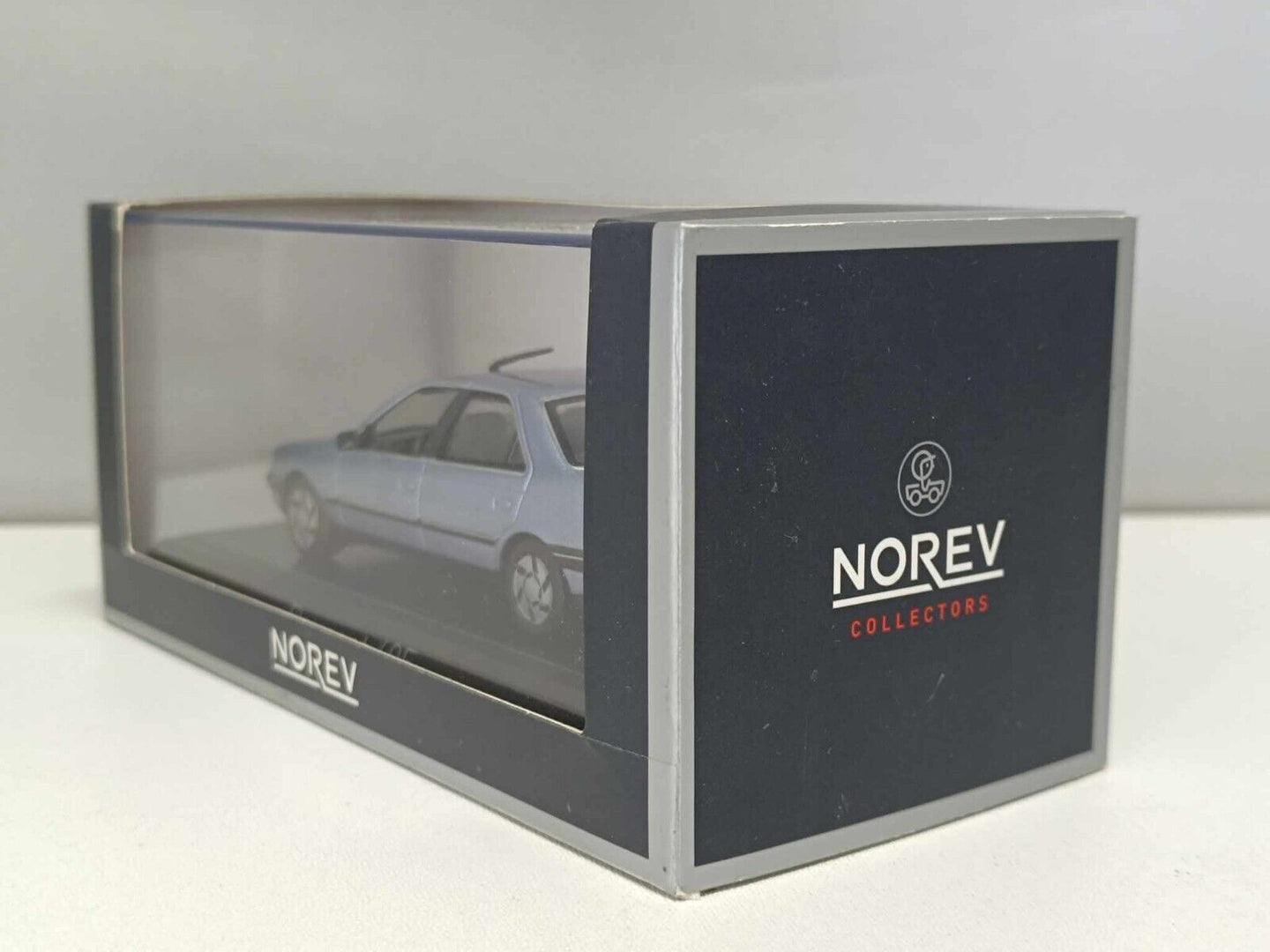Peugeot 405 Grey Met Grigio Metallizzato - Norev 1:43 Usato + Box + Teca Rare