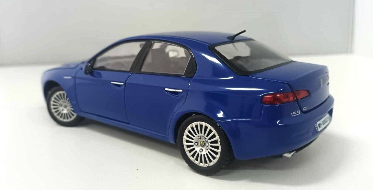 Alfa Romeo 159 Q4 3.2 JTS Motorama 1:24 Blu Usato Rara Very Rare GM Shop
