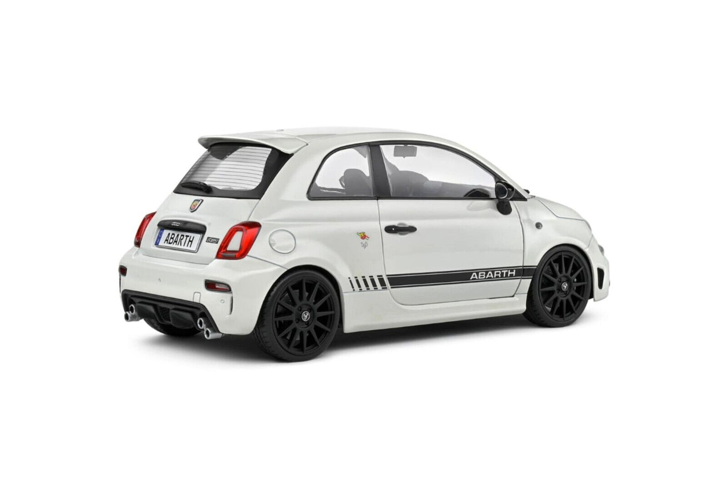 Fiat Nuova 500 Abarth 595 - 2022 Bianco White - Solido 1:18 Nuovo 1/18