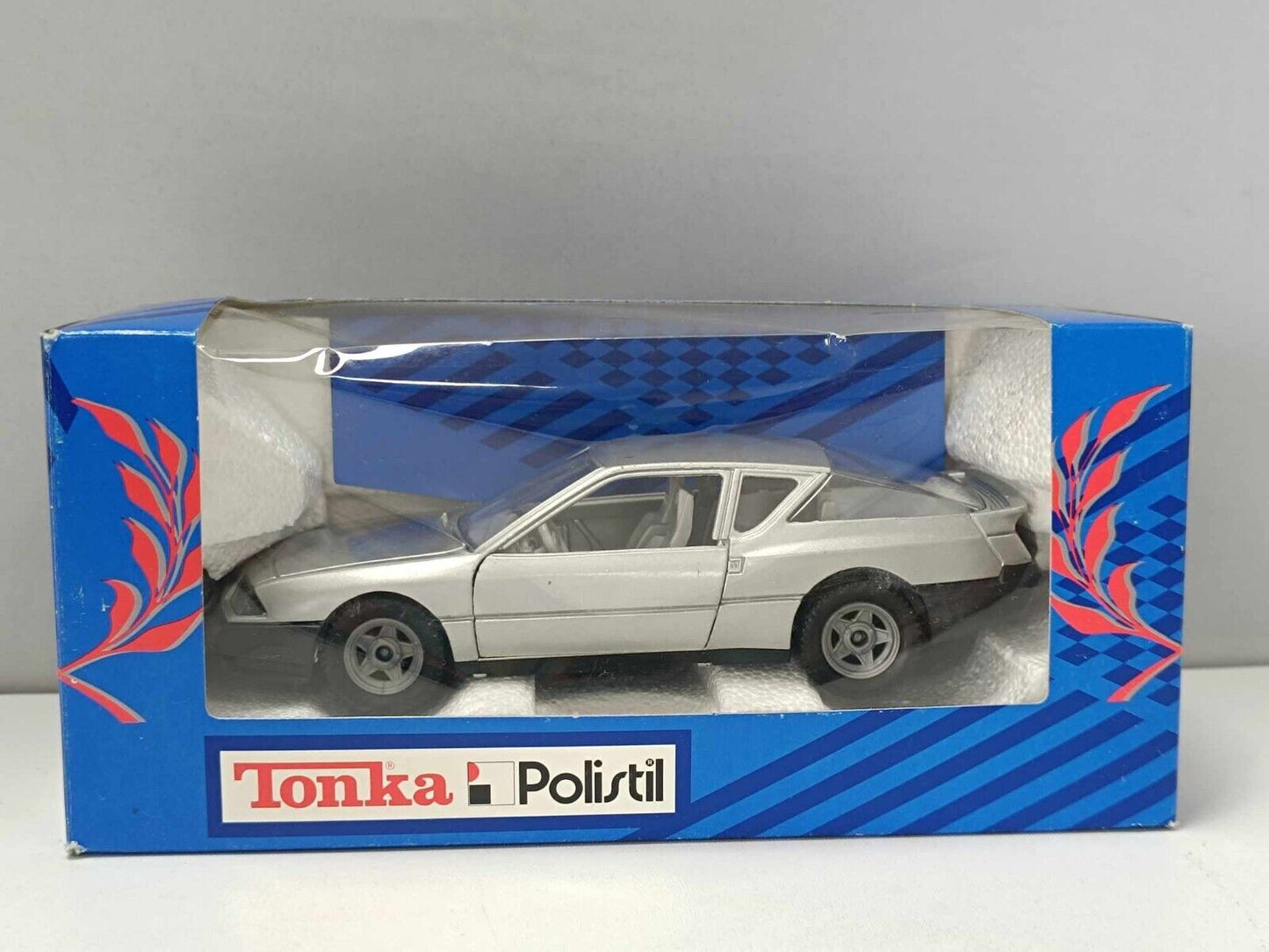 Renault Alpine 03134 Silver Grigio - Tonka Polistil 1:25 Rare Usato + Box