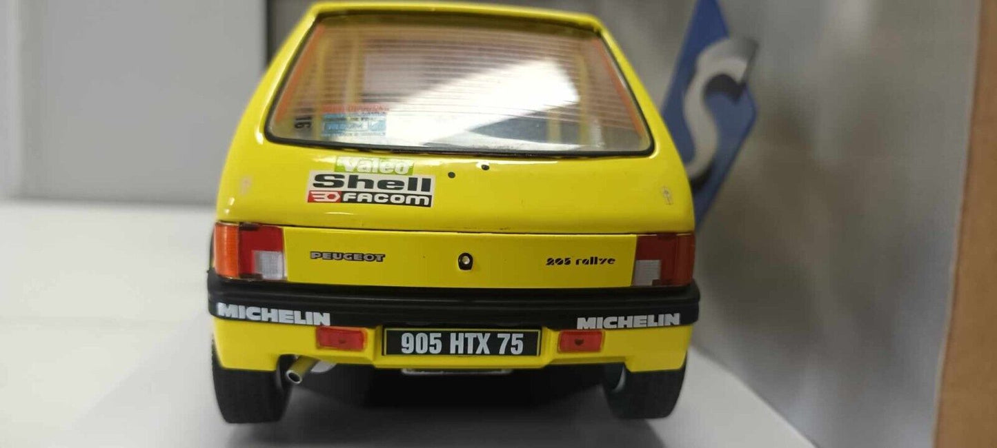 Peugeot 205 Rallye Tour De Corse 1990 #16 Solido 1:18 Usato + Box 1/18
