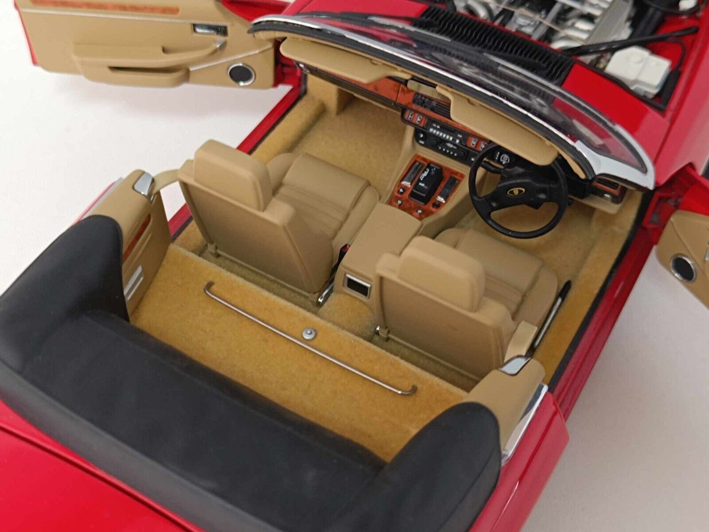 Jaguar XJS  Cabriolet 1991 Autoart 1/18 Rosso Rara Very Rare Usato GM Shop