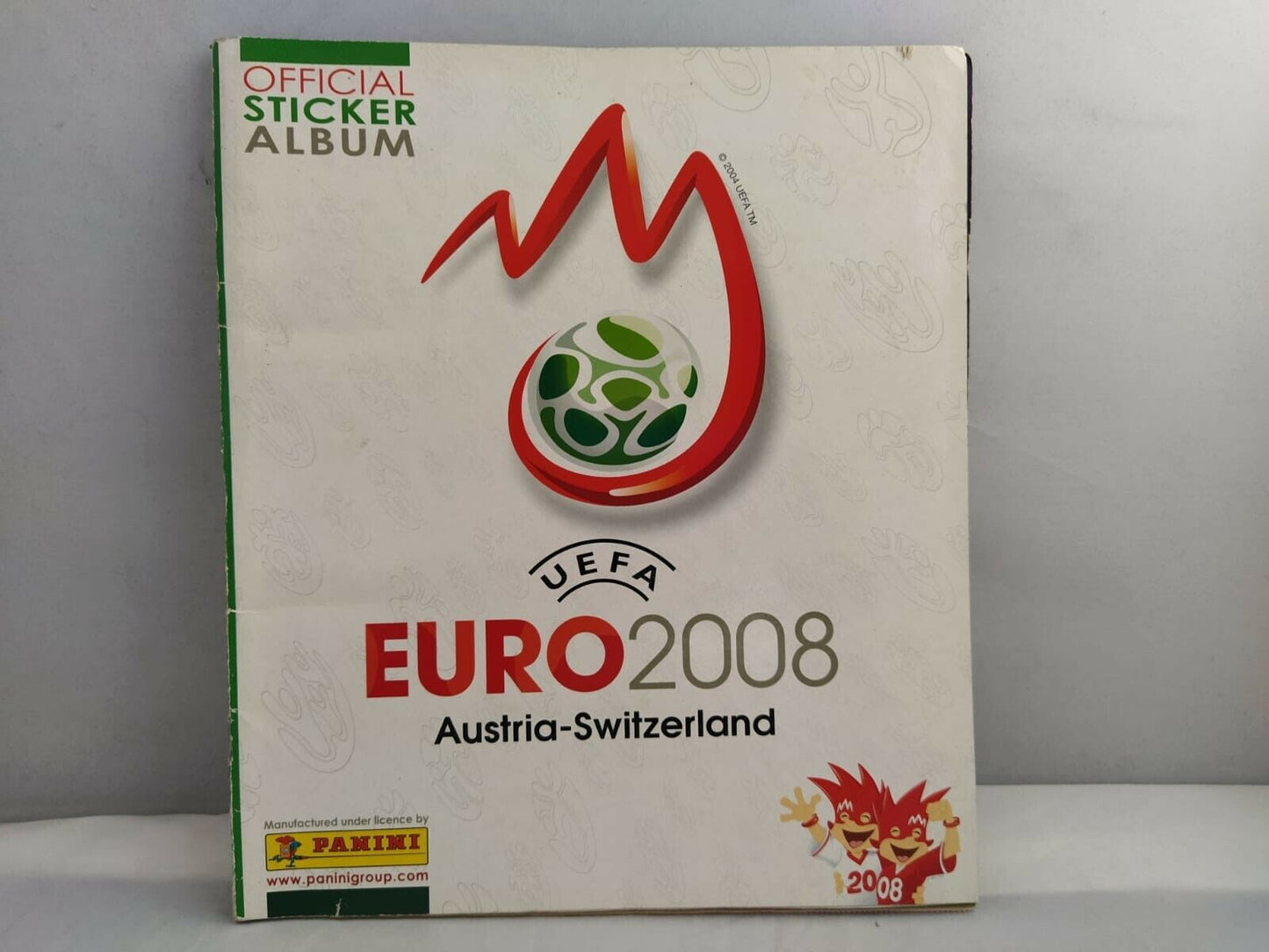 ALBUM CALCIATORI EURO 2008 AUSTRIA - SVIZZERA (NON COMPLETO)