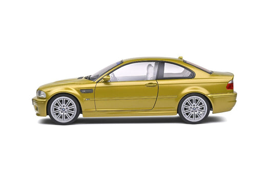 BMW E46 M3 Coupé 2000 Giallo Phoenix Yellow Solido 1:18 Nuovo 1/18