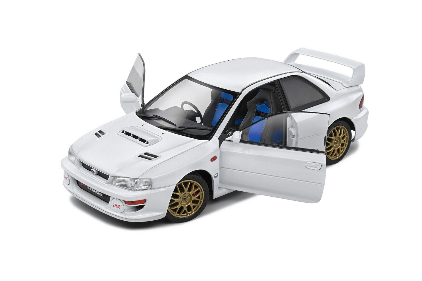 Subaru Impreza 22B 1998 White Bianco Solido 1:18 Nuovo S1807404