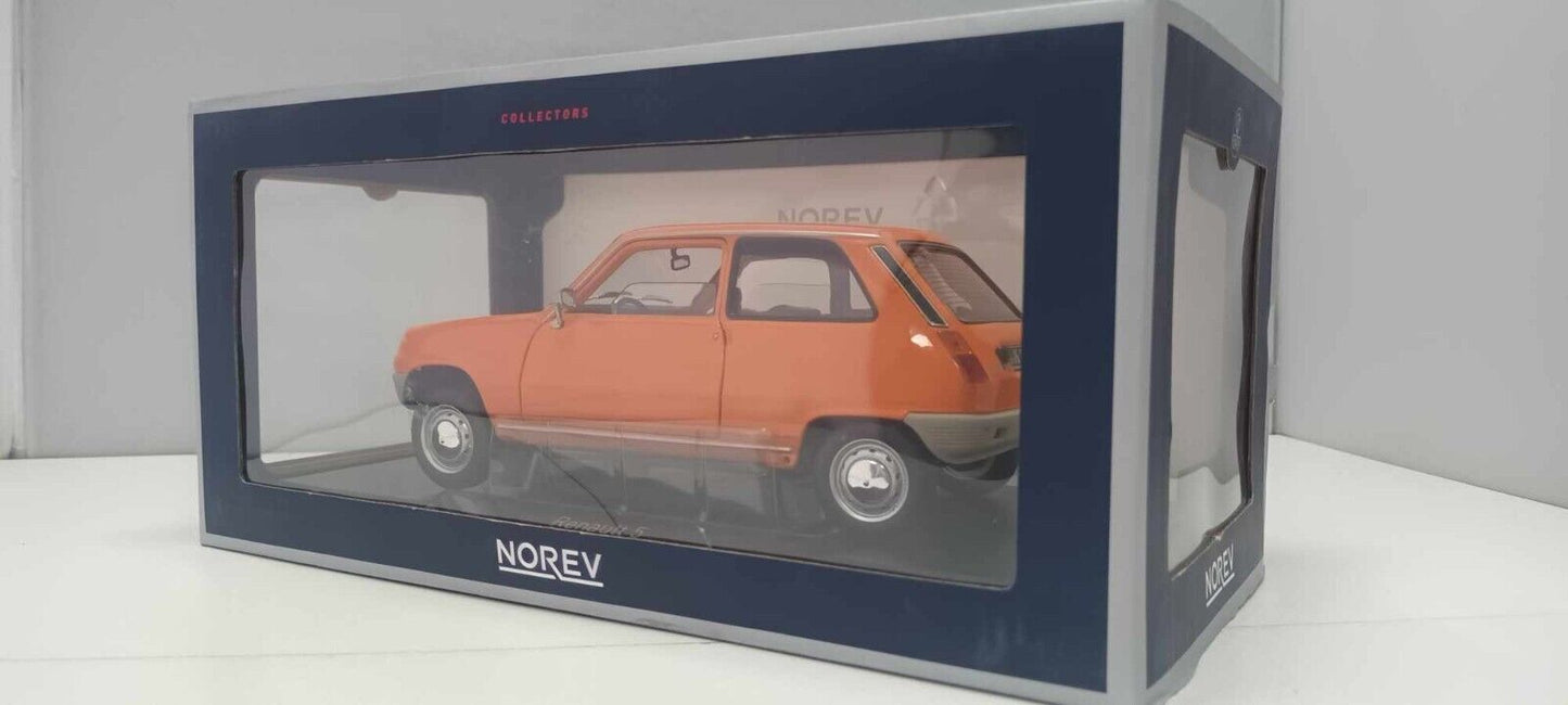 Renault 5 Orange Arancione 1972 Norev 1:18 Usato + Box 1/18