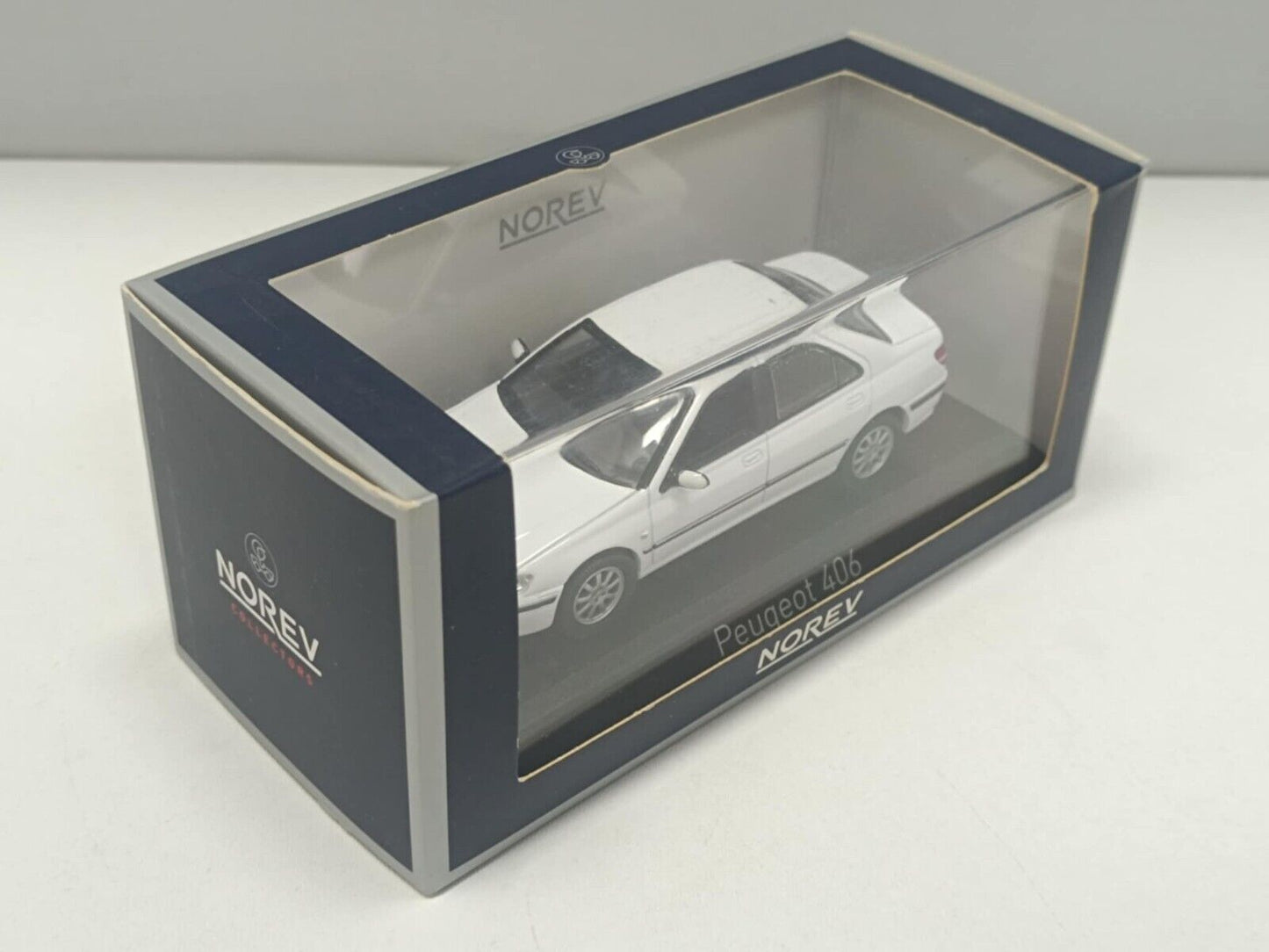Peugeot 406 Banquise White Bianco 2003 Norev 1:43 Usato + Box Rare Rara 474604