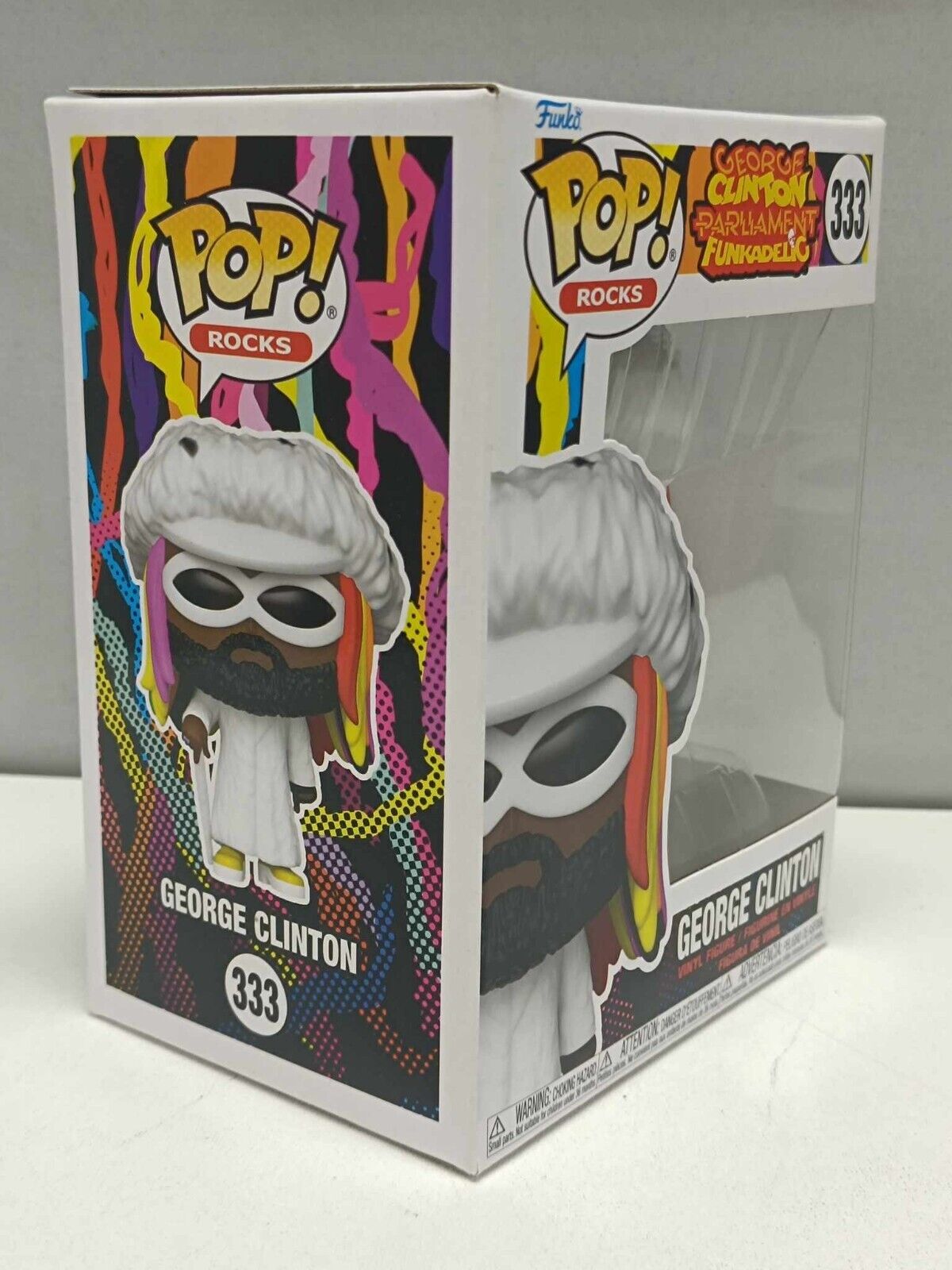 Funko Pop George Clinton Parliament Funkadelic #333 Nuovo