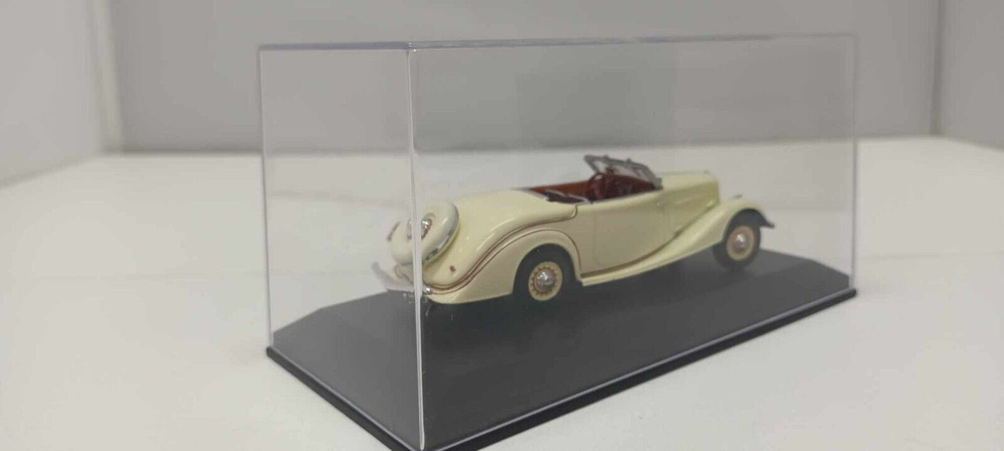 Peugeot 401 Eclipse Cabriolet 1935 Norev 1:43 Cream Crema Usato + Teca