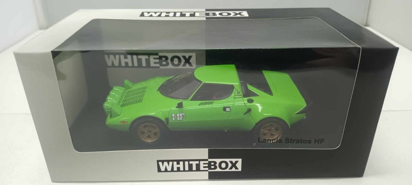 Lancia Stratos HF 1975 Verde Green Whitebox 1:24 Nuovo 1/24 WB124158