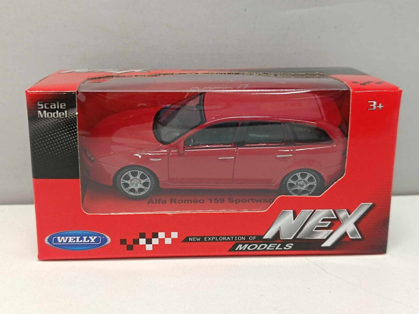 Alfa Romeo 159 Sportwagon 2006 Red Rosso Welly Nex 1:43 Nuovo